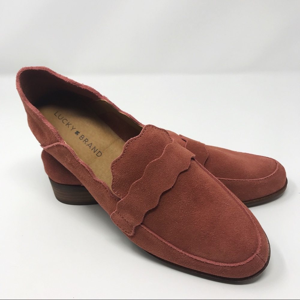 Lucky Brand • Canyon Rose Suede Callister Loafer 8 - Picture 3 of 6